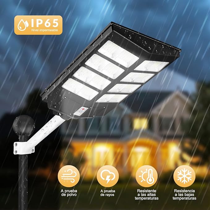 Lámpara Solar 48 LED COB | Modelo 2025 Solarflash™️